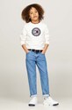 Tommy Hilfiger bluza bawełniana dziecięca biały KB0KB09052.9BYH.116.122