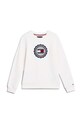 Dětská bavlněná mikina Tommy Hilfiger KB0KB09052.9BYH.128.176 bílá AW24