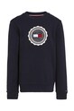 Παιδική βαμβακερή μπλούζα Tommy Hilfiger KB0KB09052.9BYH.128.176 σκούρο μπλε AW24
