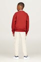 Dětská bavlněná mikina Tommy Hilfiger KB0KB09119.9BYH.128.176 červená