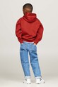 Παιδική μπλούζα Tommy Hilfiger κόκκινο KS0KS00562.9BYH.110.122