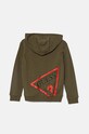 Дитяча бавовняна кофта Guess L4RQ22.KAUG0.9BYH зелений AW24