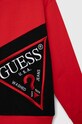 CHLAPEC Dětská bavlněná mikina Guess L4YQ04.KA6R4.9BYH červená