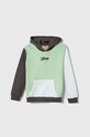 Guess hanorac de bumbac pentru copii cu modele verde L4YQ10.KA6R3.9BYH