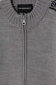 Emporio Armani cardigan de lână pentru copii gri 6D4M58.4MJAZ