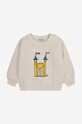 Kojenecká mikina Bobo Choses Faraway Castle 224AB029 béžová AW24