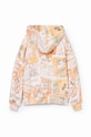 Chlapec Detská bavlnená mikina Desigual MICKEY MOUSE 24WBSK10 oranžová