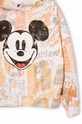 Detská bavlnená mikina Desigual MICKEY MOUSE oranžová 24WBSK10
