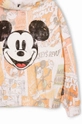 Dječja pamučna dukserica Desigual MICKEY MOUSE narančasta 24WBSK10