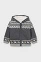 Mayoral pulover bebe cu modele gri 2319.3E.Baby.9BYH