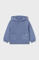 Mayoral bluza niemowlęca z kapturem niebieski 2461.3F.Baby.9BYH