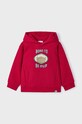 Dětská mikina Mayoral s kapucí červená 4451.5C.Mini.9BYH