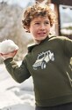 Mayoral bluza dziecięca z kapturem zielony 4451.5C.Mini.9BYH