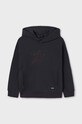 Dětská mikina Mayoral s kapucí černá 7450.7D.Junior.9BYH