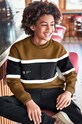Детская кофта Mayoral узор жёлтый 7453.7E.Junior.9BYH