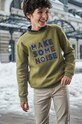 Mayoral bluza dziecięca z elastanem zielony 7488.7C.Junior.9BYH