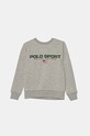 Παιδική μπλούζα Polo Ralph Lauren στάμπα γκρί 323962110004