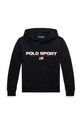 Detská mikina Polo Ralph Lauren s kapucňou čierna 323962111002
