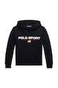 Detská mikina Polo Ralph Lauren s kapucňou čierna 323962111002