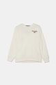 Детски суичър Polo Ralph Lauren без качулка бял 323962116002