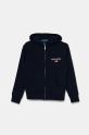 Детски суичър Polo Ralph Lauren с качулка тъмносин 323962117002
