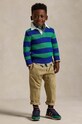 Детский хлопковый свитер Polo Ralph Lauren зелёный 322951145001