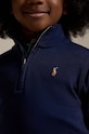 Дитяча бавовняна кофта Polo Ralph Lauren темно-синій 322952436001