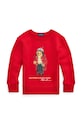 Detská mikina Polo Ralph Lauren bez kapucne červená 322960439001