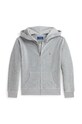 Дитяча кофта Polo Ralph Lauren з капюшоном сірий 323952461001