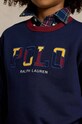Dětská mikina Polo Ralph Lauren námořnická modř 323952470001