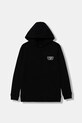 Vans hanorac de bumbac pentru copii BY Full Patched II PO print negru VN000JBEBLK1