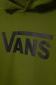 CHLAPEC Dětská bavlněná mikina Vans Classic II PO BY VN000JBMCIB1 zelená
