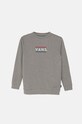 Vans bluza copii BY Half Box Crew print gri VN000JBP02F1