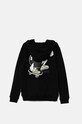 Dětská bavlněná mikina Vans B SK8 HI BALL FZ VN000K9FBLK1 černá AW24