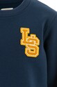 Chłopiec Levi's bluza dziecięca LS MONOGRAM CREWNECK 8EL507 granatowy