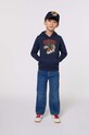 Мальчик Детская хлопковая кофта Kenzo Kids K60767.114.150 тёмно-синий