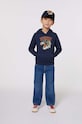 Хлопчик Дитяча бавовняна кофта Kenzo Kids K60767.114.150 темно-синій