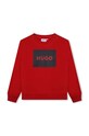 Dětská mikina HUGO G00163.162.174 červená AW24