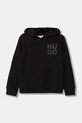 HUGO bluza copii print negru G00164.114.150