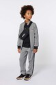 BOSS bluza copii cu modele gri J51126.114.150