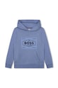 BOSS bluza dziecięca z kapturem szary J51194.162.174