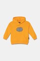 Quiksilver bluza copii GRAPHIC HOODIE print portocaliu AQKFT03044