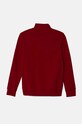 Παιδική βαμβακερή μπλούζα United Colors of Benetton 3J68C501B.B.G.Seasonal μπορντό AW24