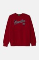 United Colors of Benetton bluza bawełniana dziecięca nadruk bordowy 3J68C10JM.G.Seasonal