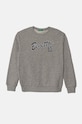 United Colors of Benetton bluza bawełniana dziecięca nadruk szary 3J68C10JM.G.Seasonal