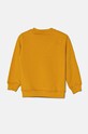 Παιδική βαμβακερή μπλούζα United Colors of Benetton 3J70G10F0.P.Seasonal κίτρινο AW24