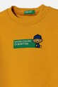 Αγορίστικα Παιδική βαμβακερή μπλούζα United Colors of Benetton 3J70G10F0.P.Seasonal κίτρινο