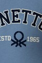 Αγορίστικα Παιδική βαμβακερή μπλούζα United Colors of Benetton 3J70G10F0.P.Seasonal μπλε