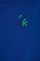 Chłopiec United Colors of Benetton bluza bawełniana dziecięca 3J70G10F0.P.Seasonal niebieski