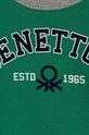 Chłopiec United Colors of Benetton bluza bawełniana dziecięca 3J70G10F0.P.Seasonal zielony